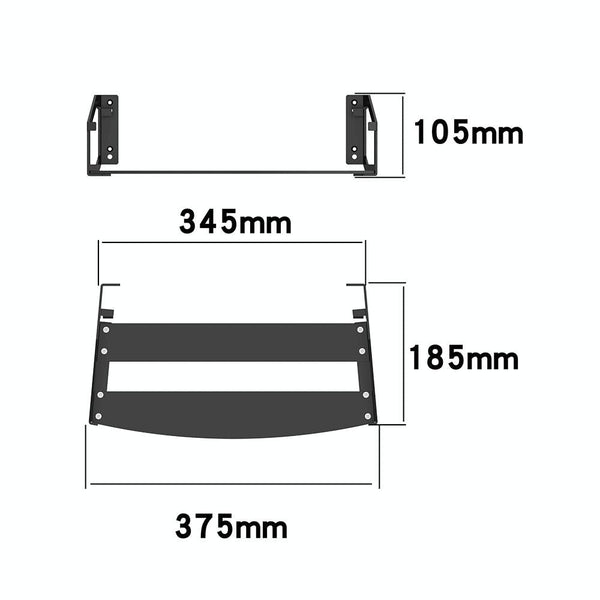 Wall Mounted Metal Bracket For Smart Speaker White Speaker Mounts & Stands