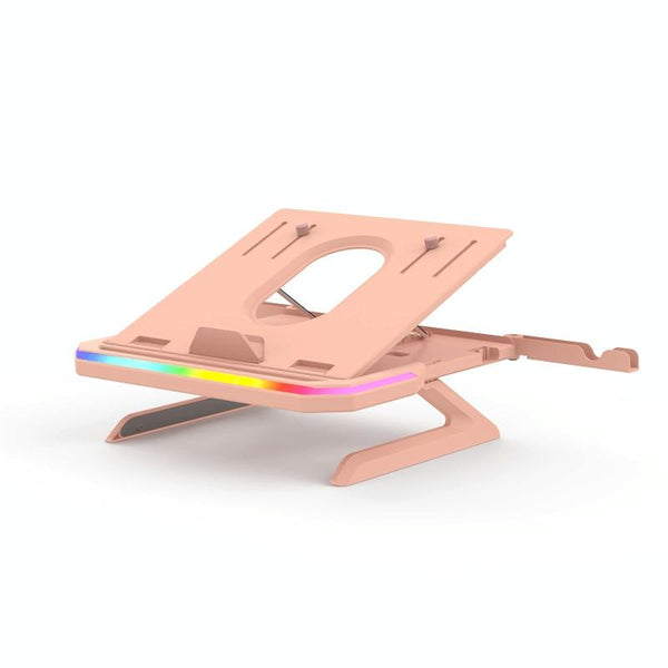 Laptop Stand With 9 Levels Of Lighting Pink Stands Holders & Car Mounts