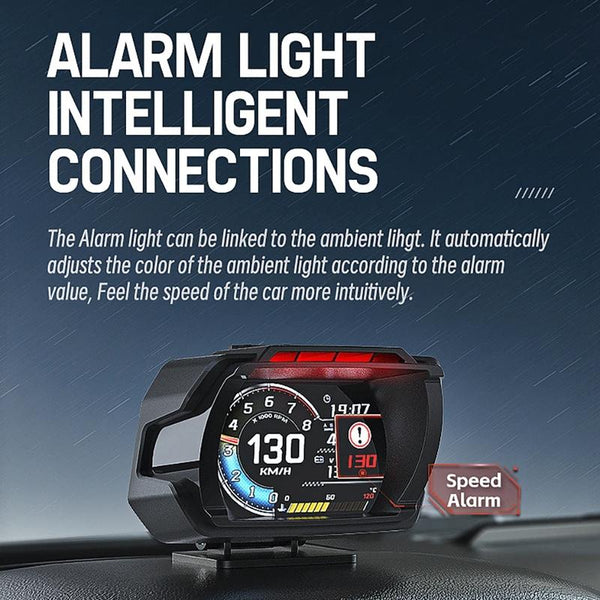 Car Obd Hud Lcd Speedometer Clear Display Thai Version Other Instruments & Gauges