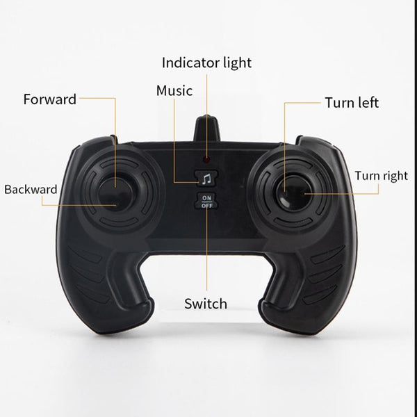 Flower Rc Car With Music Stunt Street Dance Orange Rc Model Vehicles