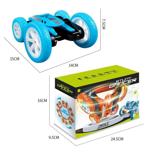 Flower Rc Car With Music Stunt Street Dance Orange Rc Model Vehicles