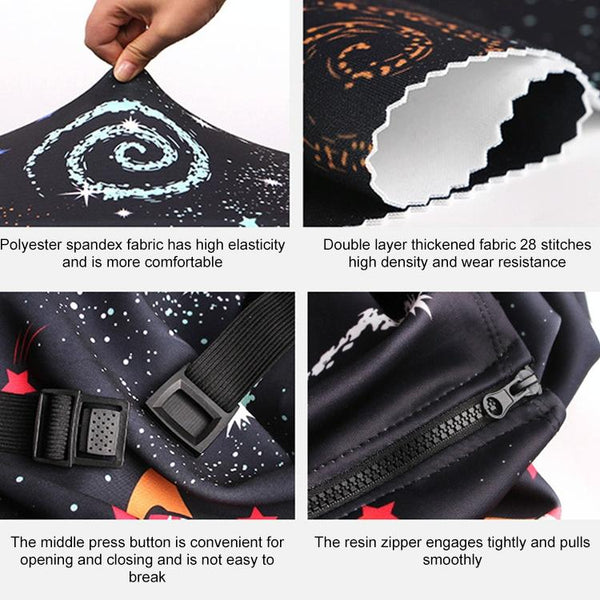 18 21 Inch Travel Suitcase Dust Covers Elastic & Abrasion Resistant Blue Ripple Other Travel Accessories