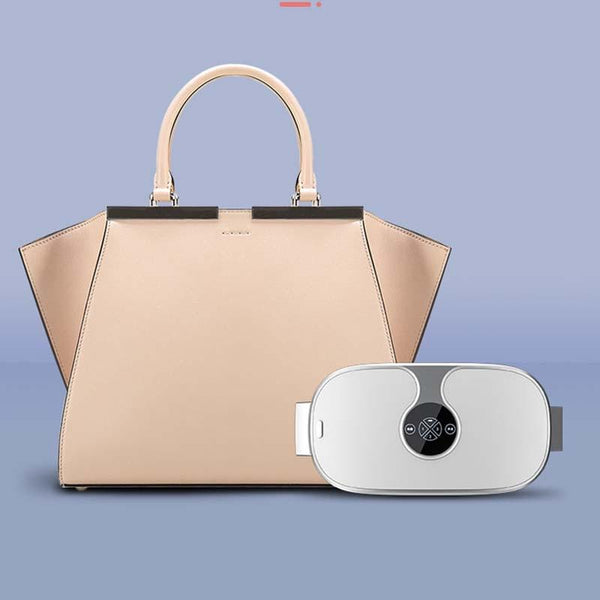 Vibrating Infrared Heat Massage Belt White Massagers