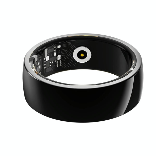 Smart Ring For Health Monitoring And Family Care Size 22 Gold Activity Trackers
