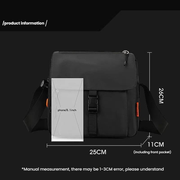 Waterproof Unisex Crossbody Bag For Couples Light Gray Bags