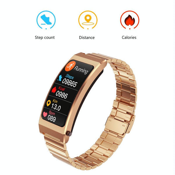 Sleep Oxygen Monitoring Smart Bracelet Rose Gold Activity Trackers
