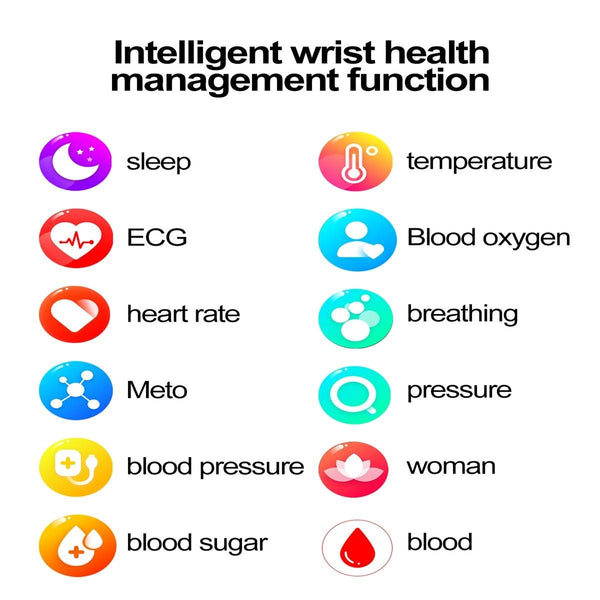 1.96 Inch Colour Screen Smart Watch Leather Strap Support Bluetooth Call Ecg Brown Smart Watches