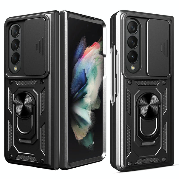 For Samsung Galaxy Z Fold4 5G Camshield Lanyard Case With Slide Ring Cases Covers & Skins