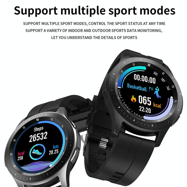 Waterproof Smart Bracelet With Touch Screen Bluetooth Call And Heart Rate Monitor Silver Smart Watches