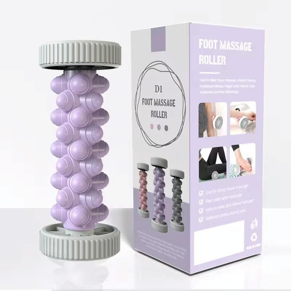 Plantar Fascia Roller For Home Fitness Muscle Relaxation Tool Purple Massagers