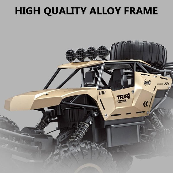 4Wd Oversized Alloy Six Wheel Vehicle Rc Car Gold Rc Model Vehicles