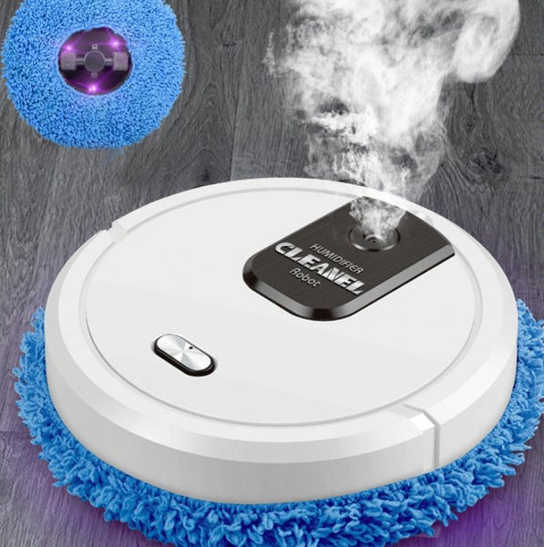 Smart Mopping Robot With Humidifier & Aroma Diffuser White Carpet & Floor Sweepers