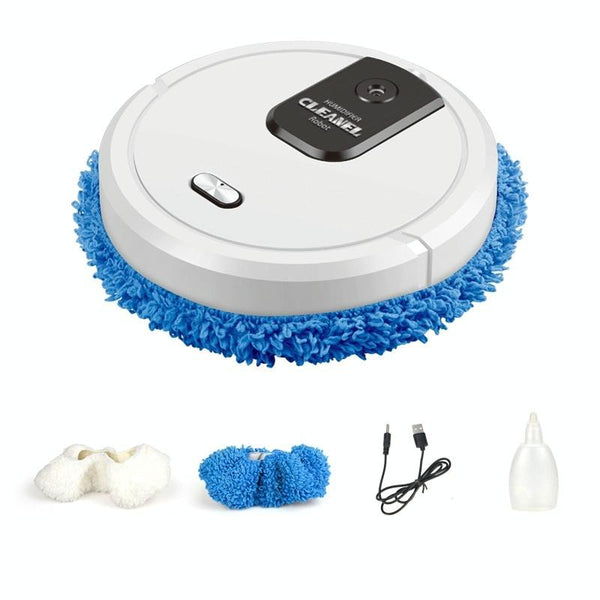 Smart Mopping Robot With Humidifier & Aroma Diffuser White Carpet & Floor Sweepers