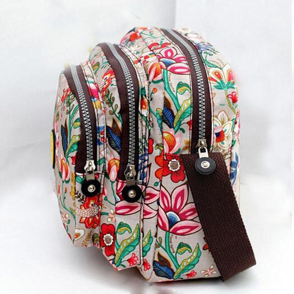Waterproof Nylon Multilayer Crossbody Bag For Women Animal Pattern Women's Bags & Handbags