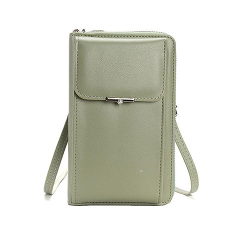 Women Crossbody Cell Phone Wallet Storage Bag Green Women's Bags & Handbags
