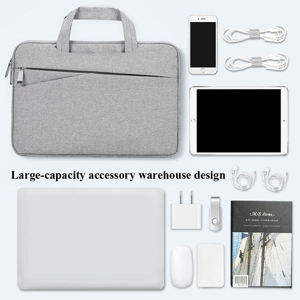 Large Capacity Laptop Liner Bag For Business 13 Inch Black Laptop Cases & Bags