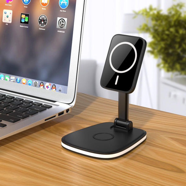 15W Multifunctional Desktop Wireless Charger White Chargers & Cradles