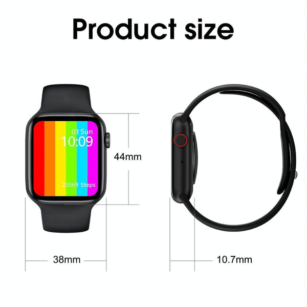 1.75 Inch Ips Smart Watch Waterproof Temp / Heart Bp Sleep Monitoring White Smart Watches