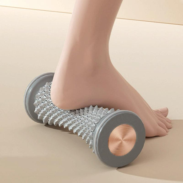 Foot Massager Roller For Plantar Fascia Relief Gray Massagers