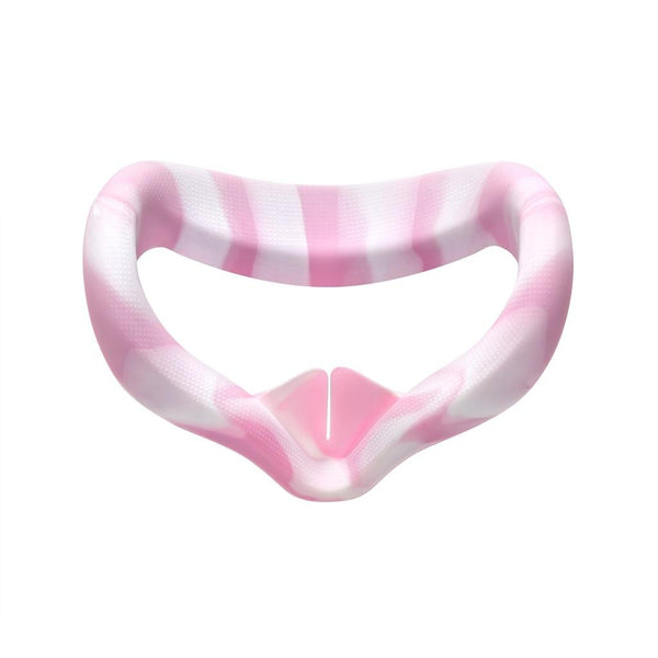Silicone Vr Eye Cover For Oculus Quest 2 Anti Sweat White Pink Bags Skins & Travel Cases