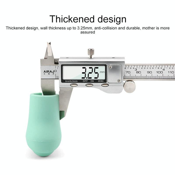 Childproof Silicone Door Handle Protector Anti Collision Guard Light Green Other Baby Proofing