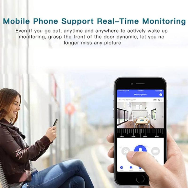 Smart Wifi Video Doorbell With Night Vision Remote Monitoring Smart Doorbells