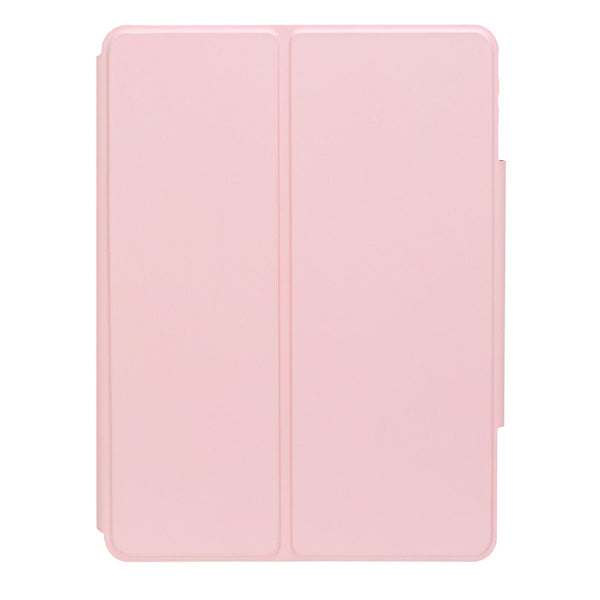 Parallel Deals 360 Rotation Bluetooth Keyboard Leather Case For Ipad 10.9 2022 Transparent Acrylic With Touch Control Pink Keyboards