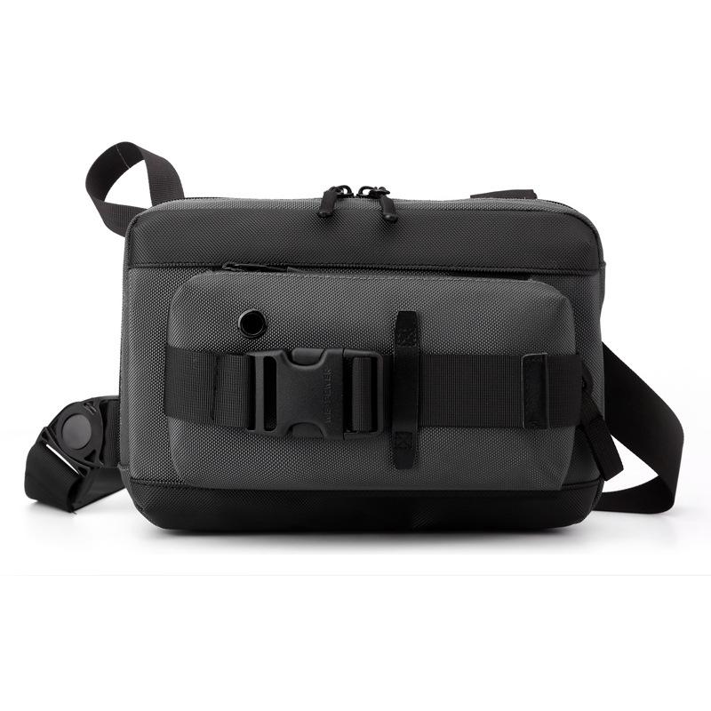 Functional Men Chest Bag Versatile Messenger For Everyday Use Grey Bags