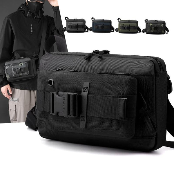 Functional Men Chest Bag Versatile Messenger For Everyday Use Grey Bags