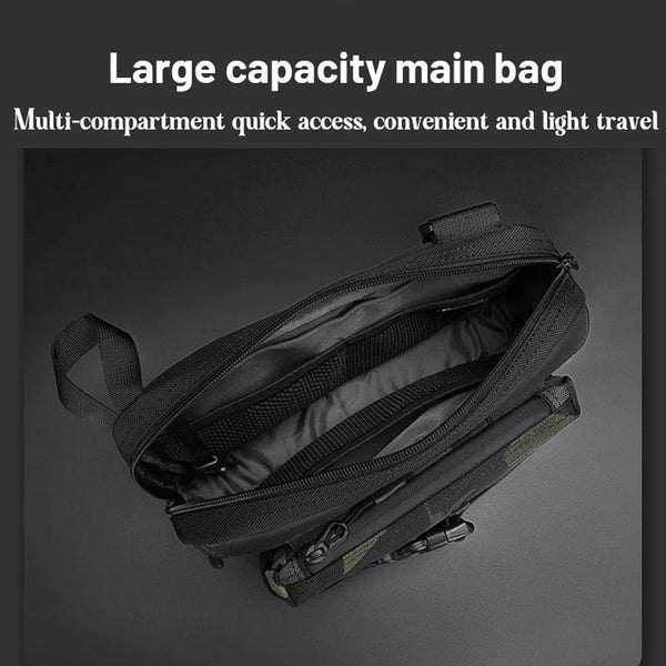 Functional Men Chest Bag Versatile Messenger For Everyday Use Grey Bags