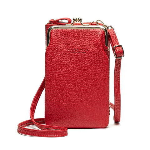 Stylish Pebbled Shoulder Bag For Women Red Women's Bags & Handbags