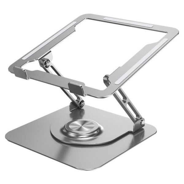 360 Degree Rotating Laptop Stand Foldable Aluminum Bracket Silver Stands Holders & Car Mounts