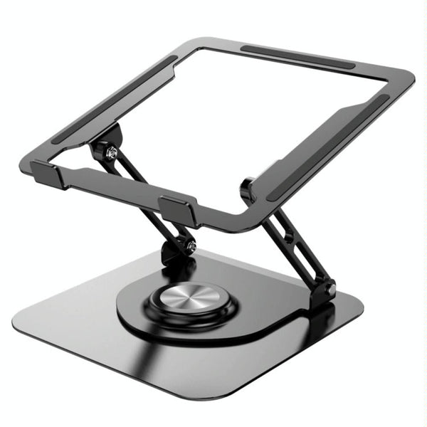 360 Degree Rotating Laptop Stand Foldable Aluminum Bracket Silver Stands Holders & Car Mounts