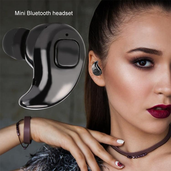 S530x Mini Hifi Handsfree Sport Wireless Bluetooth Earphone With Microphone Black Earbuds