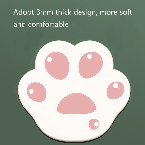 3 Piece Cute Cartoon Cat Claw Mouse Pad Set 280 X 250 3Mm Aquamarine Mouse Pads & Wrist Rests