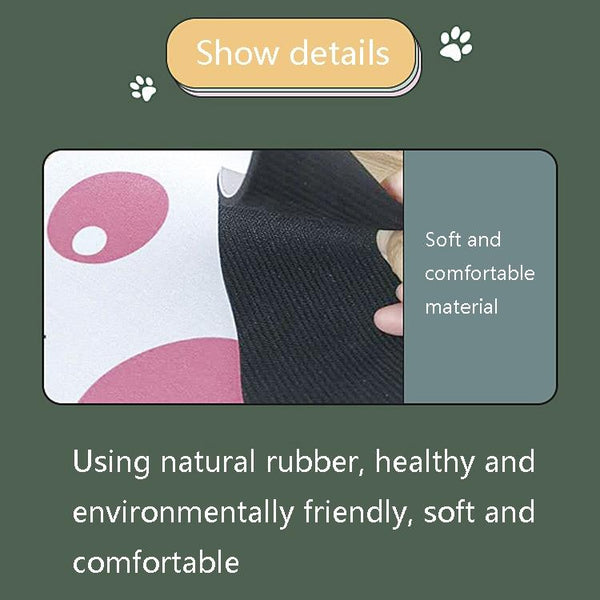 3 Piece Cute Cartoon Cat Claw Mouse Pad Set 280 X 250 3Mm Aquamarine Mouse Pads & Wrist Rests