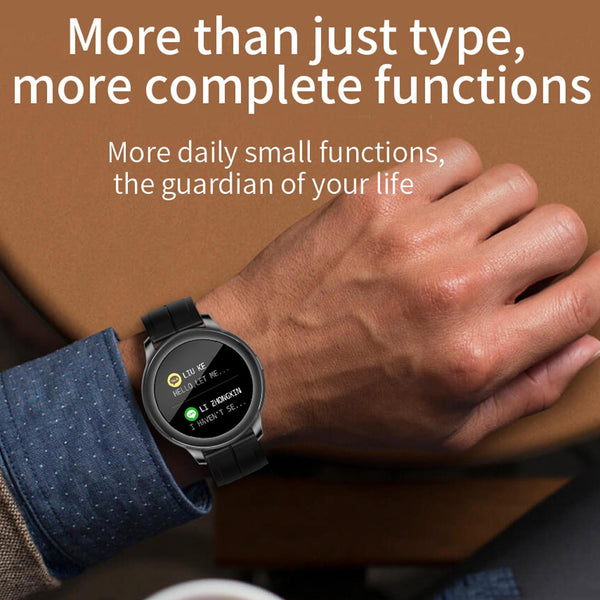 1.3 Inch Ips Colour Screen Ip67 Waterproof Smart Watch Support Sleep Monitor Heart Rate Blood Pressure Blue Smart Watches