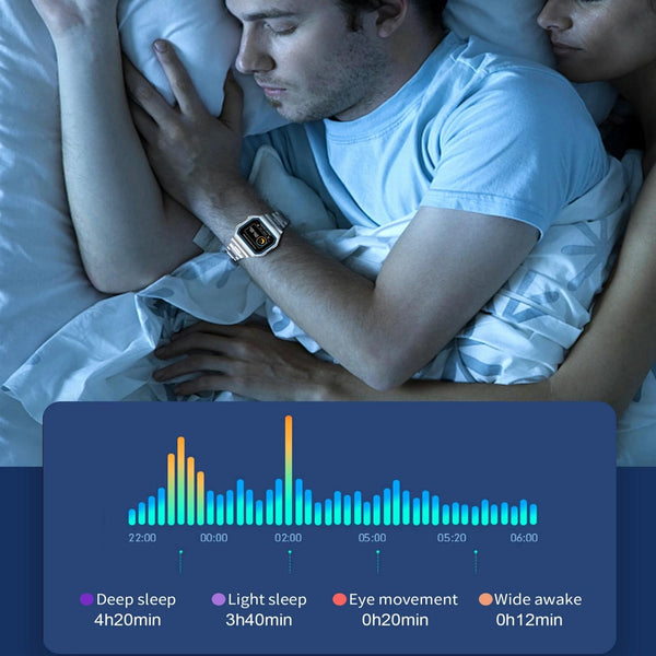 Leather Band Smartwatch With Waterproof Colour Screen Gold Smart Watches