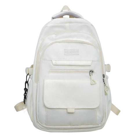 Simple Oxford Cloth Travel Backpack For Students 45 X 31 18Cm White Backpacks