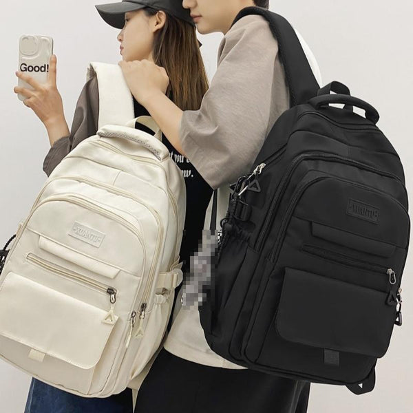 Simple Oxford Cloth Travel Backpack For Students 45 X 31 18Cm White Backpacks