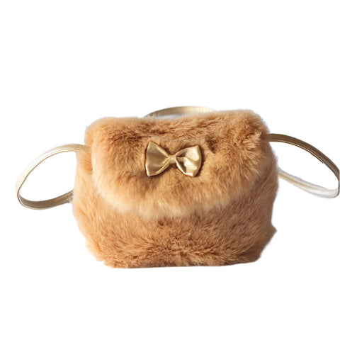 Chic Bowknot Mini Crossbody Bag In Caramel Women's Bags & Handbags