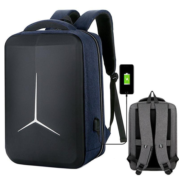 Waterproof Business Laptop Backpack With Usb Port Multifunctional Navy Blue 15 Inch Laptop Cases & Bags
