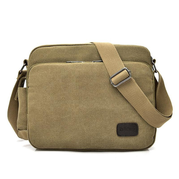 Men Canvas Single Shoulder Bag Black Bags