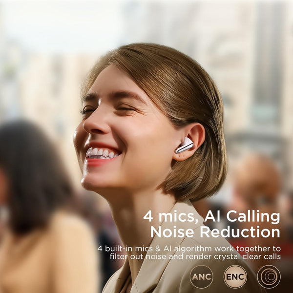 Funpods Series True Wireless Bluetooth Earphone White Earbuds