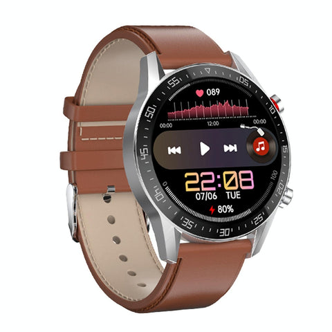 1.28 Inch Ips Screen Smart Watch With Bluetooth Call Sleep Monitoring Brown Smart Watches