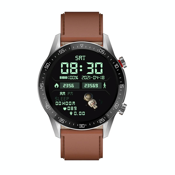 1.28 Inch Ips Screen Smart Watch With Bluetooth Call Sleep Monitoring Brown Smart Watches