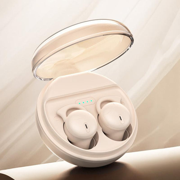 Comfortable Wireless Bluetooth Earphones Noise Canceling Skin Colour Earbuds