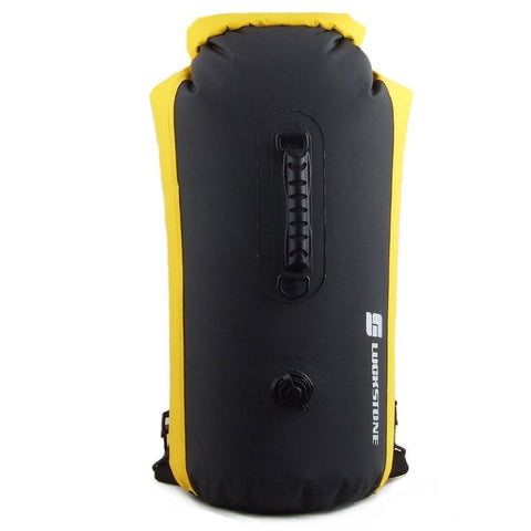 Waterproof Rafting Backpack For Outdoor Activities Yellow Black Dry Bags