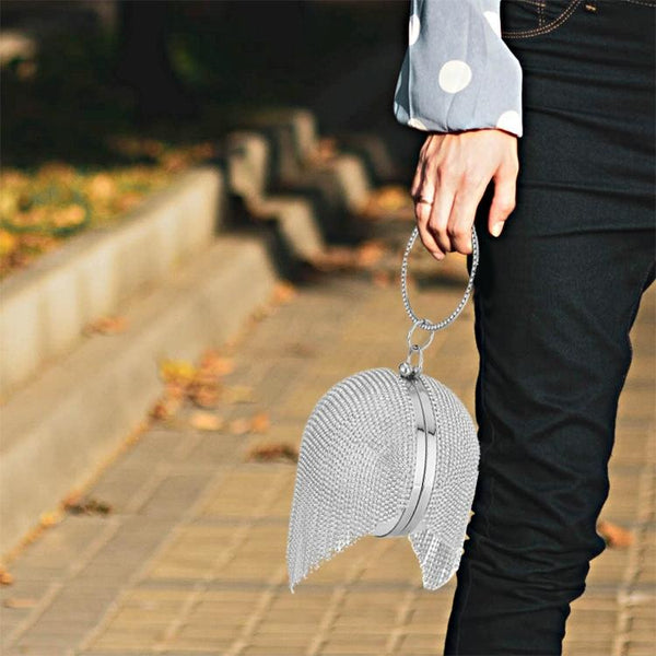 Crystal Tassel Clutch For Weddings And Parties Gold Bag Women's Bags & Handbags