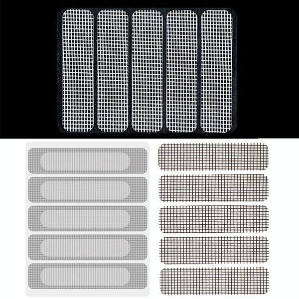 5 Piece Self Adhesive Mosquito Stickers For Screen Windows With Drain Holes White Other Window Accessories